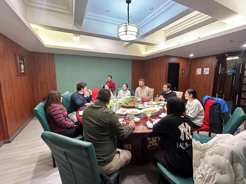 Hicon and its clients shared a dinner